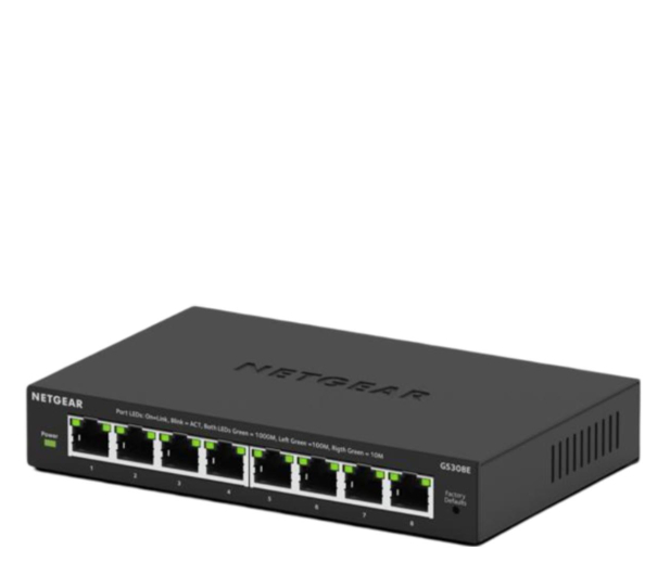Netgear 8p GS308E (8x10/100/1000Mbit) - 1271521 - zdjęcie